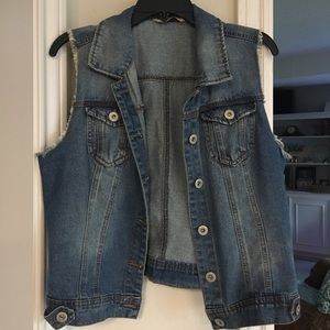 denim highway jeans vest